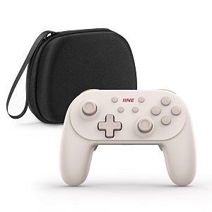 iine switch controller wireless pro controller for switchliteoledpc remote gamepad with hall linear triggerswake-upmacroturbovibrationmotion control with bag