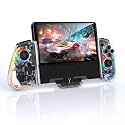 IINE Switch Handheld Controller, [No Drifting] One-Piece Joypad Controller with Hall Effect Joystick, Switch Controller Compatible with Nintendo Switch/OLED with RGB Light/Macro Setting/Motion Control