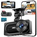 IIWEY 4K+4K Dash Cam Front Rear, Dual STARVIS Sensor, 128G Card Includes