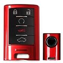 iJDMTOY Hard Plastic Key Fob Case for Cadillac ATS/CTS/DTS/XTS/Escalade