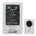 iJDMTOY Hard Plastic Key Fob Case for Cadillac ATS/CTS/DTS/XTS/Escalade
