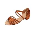 IKAANYA Women Latin Dance Shoes Sandals for Salsa, Tango, Ballroom Performance or Practice