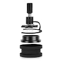 IKAPE 51MM WDT Tool, Espresso Stirrer Distribution Tool, Adjustable Needle Height, Coffee Stirrer with Dosing Funnel & Stand