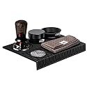 IKAPE 53MM Coffee Tamper Set Black 6 IN 1, Espresso Tool Kit for Making Perfect Shots – Tamper, Distributor, Funnel, Mat, Screen, and Towel