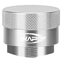 IKAPE Coffee Products, 53MM Coffee Distributor, Gravity Adaptive Espresso Distributor Fits 54MM Espresso Portafilter, Compatible with 54MM Breville Bottomless Portafilter (Silver)