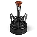 IKAPE Espresso Coffee V3 WDT Tool, 51mm Stirrer Distribution Tool, Equipped with 10-needle Stirrer, Adjustable Needle Height, Coffee Stirrer with Dosing Funnel &amp; Stand