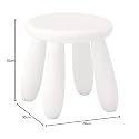Ikea Mammut Children's Stool, in/Outdoor, Seat Height: 30 cm (11 3/4 ") (White)