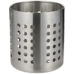 ikea stainless steel round ordning cutlery caddy multicolour 4 34 inch