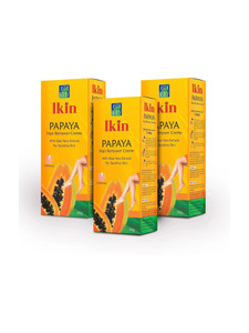 Ikin Papaya Hair Remover Creme 60g Pack