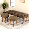 Ikiriya Cairo Sheesham Wood Accent Solid Wood 5 Seater