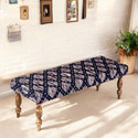 Ikiriya Cairo Sheesham Solid Wood 3 Seater (Finish Color - Blue Jacquard Work Fabric, DIY(Do-It-Yourself))