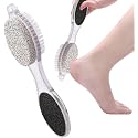 ikis 4 In 1 Foot Pedicure Brush, Pumice Stone, Scrubber & File For Soft Care/Scrubber with Cleaning Pumice Stone – Ultimate Foot Care Solution for Callus Removal and Smooth Feet