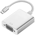 ikis USB-C to VGA Adapter -USB Type C (Thunderbolt 3) to VGA Cable Converter for Surface Book 2 Chromebook XPS 13