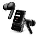 Ikko ActiveBuds AB02, Earbuds with AMOLED Touchscreen, Two-Way Translation, AI Real-time Transcription, Multi-App Support, ChatGPT-4o, Bluetooth 5.3 Dual-Device Simultaneous Connection (Jet Black)