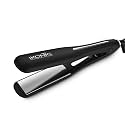 Ikonic Professional Pro Titanium Shine 3.0 Hair Straightener, Advanced Dual Titanium Floating 1.5-Inch Wide Plates, Digital Temperature Control 150°C–230°C, Instant Heat Up, Auto Shut-Off, Universal Voltage, Black, Trusted &a