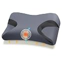 HSA/FSA Adjustable CPAP Pillow for Side &amp; Back Sleepers – Reduce Mask Air Leaks &amp; Pressure, Cervical Memory Foam Neck Support with 2cm Removable Insert, Cooling Washable Cover – Fits Full Face Masks