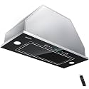 30 Inch Range Hood Insert, 900 CFM Convertible Vent Hood with 4-Speed Fan