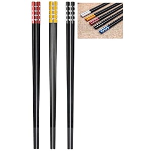 iktu 5 pairs reusable chopsticks set - fiberglass japanese chopsticks lightweight easy to use chop sticks with case for sushi noodles and other asian food black diamond