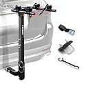 IKURAM R 2 Bike Hitch Mount Foldable Bicycle Carrier, Fits 2" Receiver
