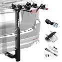 IKURAM R 3 Bike Hitch Mount Foldable Bicycle Carrier, Fits 2" Receiver