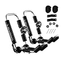 IKURAM R Aluminum Kayak Roof Rack Folding J-Style Universal 3-in-1