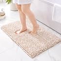 ILANGO Bathroom Rugs 24" × 17", Extra Soft Absorbent Microfiber Bath Rugs