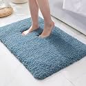 ILANGO Bathroom Rugs 24" × 17", Extra Soft Absorbent Microfiber Bath Rugs