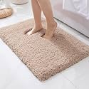 Bathroom Rugs 36" × 24" , Extra Soft Absorbent Microfiber Bath Rugs,Beige