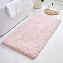 Bathroom Rugs 70" × 24" , Extra Soft Absorbent Microfiber Bath Rugs,Pink