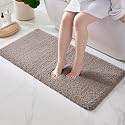 Bathroom Rugs 70" × 24" , Soft Absorbent Microfiber Bath Rugs,Camel Gray