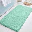 Bathroom Rugs 70" × 24" , Extra Soft Absorbent Microfiber Bath Rug,Spa Blue