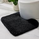 ILANGO Toilet Rugs U Shaped 22" × 24",Soft Absorbent Microfiber Bath Rugs
