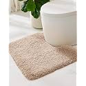 ILANGO Toilet Rugs U Shaped 22" × 24",Soft Absorbent Microfiber Bath Rugs