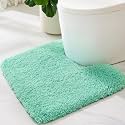 ILANGO Toilet Rugs U Shaped 22" × 24",Soft Absorbent Microfiber Bath Rugs