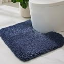 ILANGO Toilet Rugs U Shaped 22" × 24",Soft Absorbent Microfiber Bath Rugs