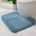 ILANGO Toilet Rugs U Shaped 22" × 24",Soft Absorbent Microfiber Bath Rugs