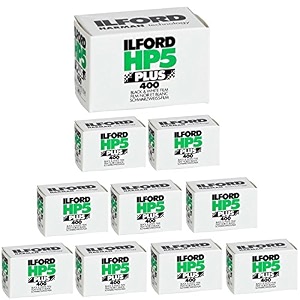 ilford hp5 plus iso 400 black and white 35mm roll film bundle