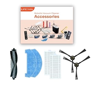 ilife t20s ultra  t20s pro  a20 pro robot vacuum cleaner original accessories combo set with hepa filter side brush mopping cloth and roller brush