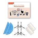 ILIFE S5 Pro | V5s Pro | V5x Robot Vacuum Cleaner Original Accessories Combo Set with HEPA Filter x2, Side Brush Pair x2, Mopping Cloth x2