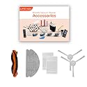 ILIFE V20 Robot Vacuum Cleaner Original Accessories Combo Set with HEPA Filter, Side Brush, Mopping Cloth, and Roller Brush