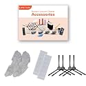 ILIFE V3s Max Robot Vacuum Cleaner Original Accessories Combo Set with HEPA Filter x2, Side Brush Pair x2 and Mopping Cloth x2
