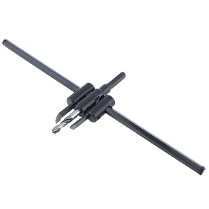 ilika adjustable metal wood circle cutter kit hole saw drill bit diy tool 30-300 mm cc 300