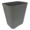 iLiving ILG-807G Commercial Fiberglass Fire-Resistant Trash Can, 7 Quart / 1.75 Gallons, Gray