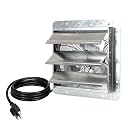 iLiving New Upgraded 12" Wall Mounted Exhaust Fan - Automatic Shutter - Variable Speed - Vent Fan For Home Attic, Shed, or Garage Ventilation, 65 Watts, 960 CFM, 1400 SQF Coverage Area