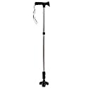 iLiving Walking Cane for Men and Women Foldable, Adjustable, and Free-Standing with Pivot Tip, Heavy-Duty Design Support up to 300 Pounds