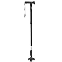 iLiving Walking Cane for Men and Women Foldable, Adjustable, and Free-Standing with Pivot Tip, Heavy-Duty Design Support up to 300 Pounds