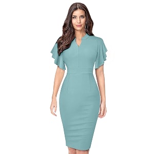 ILLI LONDON Womens Bodycon Knee length dress
