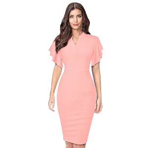 ILLI LONDON Womens Bodycon Knee length dress
