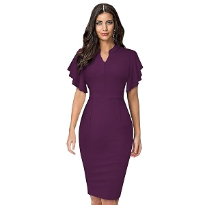 ILLI LONDON Womens Bodycon Knee length dress
