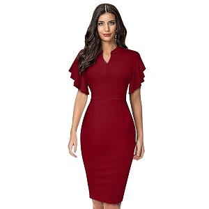 ILLI LONDON Womens Bodycon Knee length dress